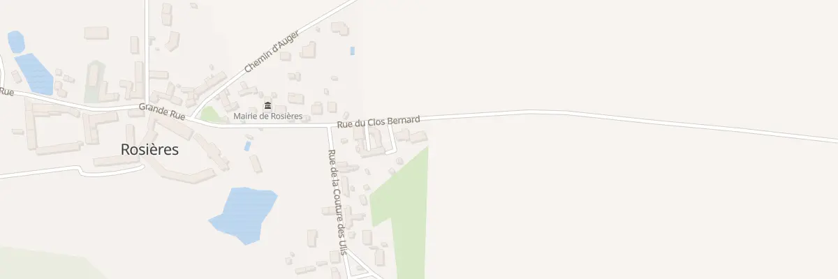 Plan du 100 Rue du Clos Bernard à Rosières