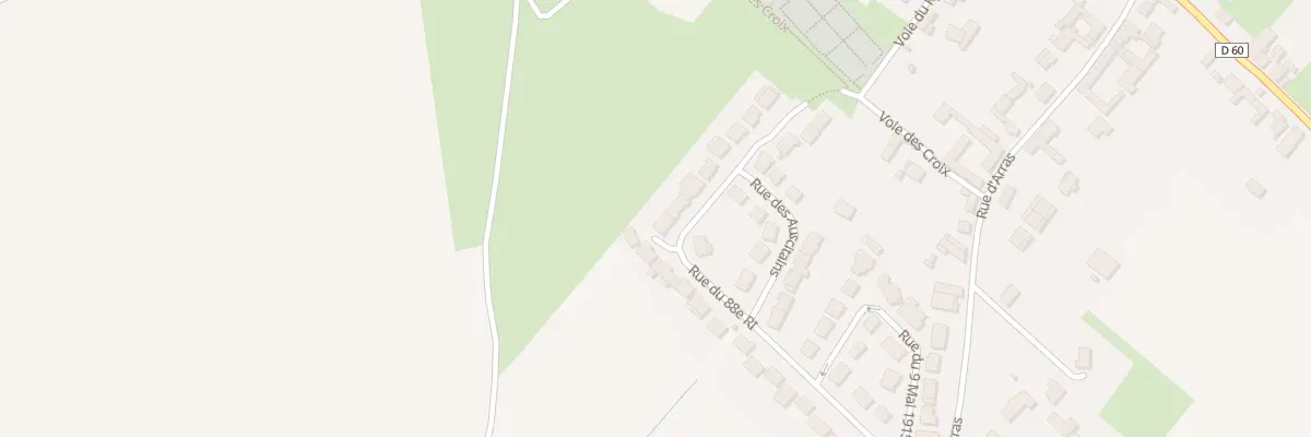 Plan du 35 Rue du 88e Ri à Roclincourt