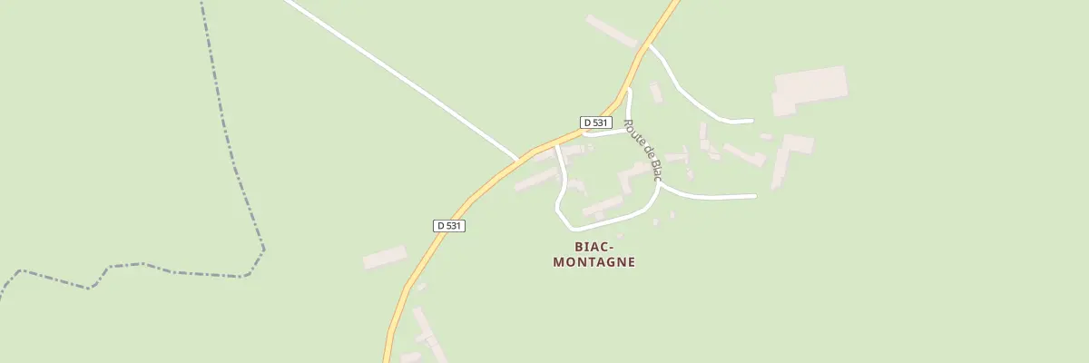 Plan du 5277 Biac Montagne à Cantoin