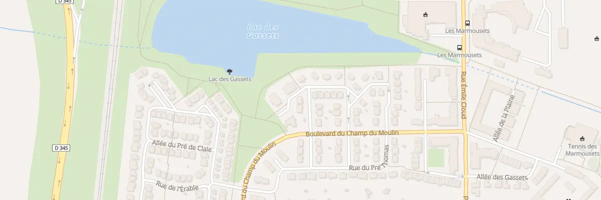 Plan du 3 Rue du Clos de l’Etang à Serris