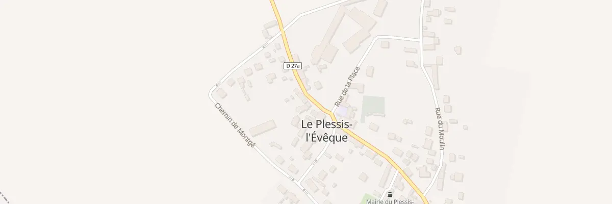 Plan du 37 Rue du Pommeret au Plessis-l’Évêque