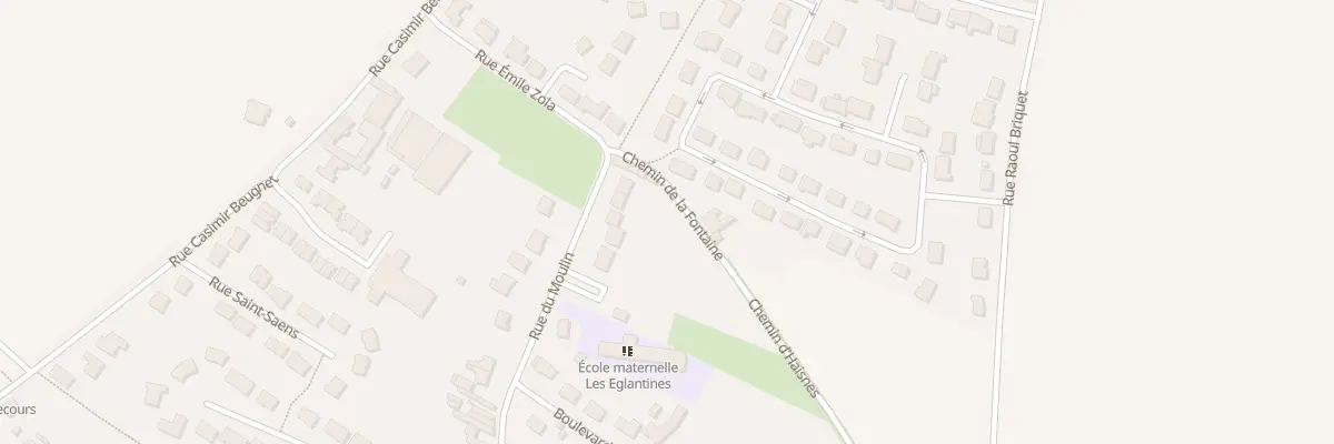 Plan du 3B Rue du Moulin à Auchy-les-Mines
