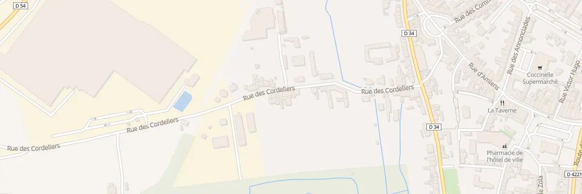 Plan du 13 Rue des Cordeliers à Roye