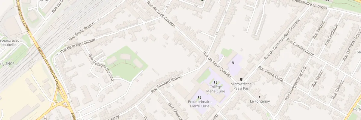 Plan du 46 Rue de Saint - Quentin à Arras