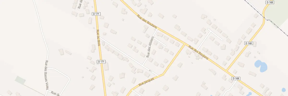 Plan du 19 Rue des Alisiers à Neuve-Chapelle