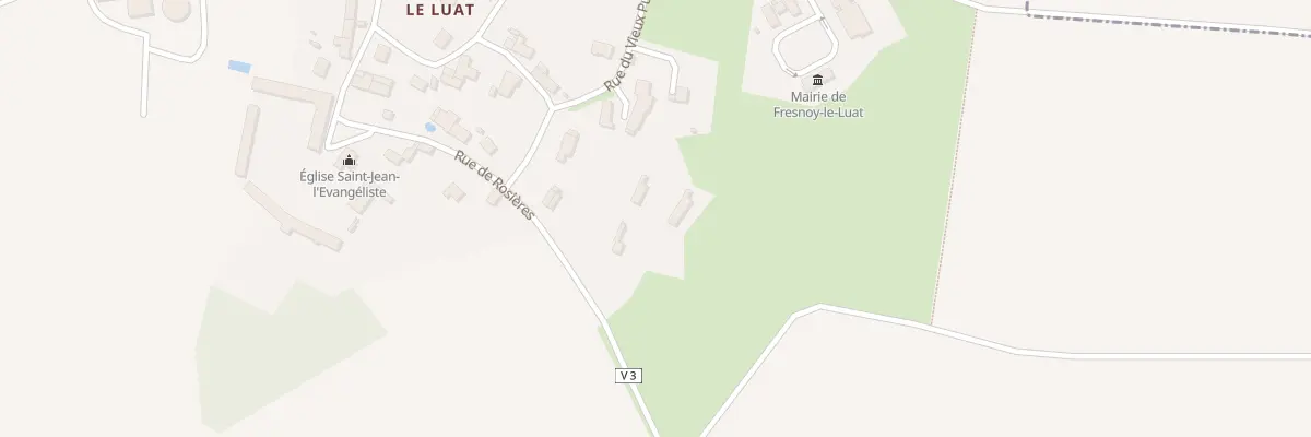 Plan du 23 Rue de Rosières à Fresnoy-le-Luat