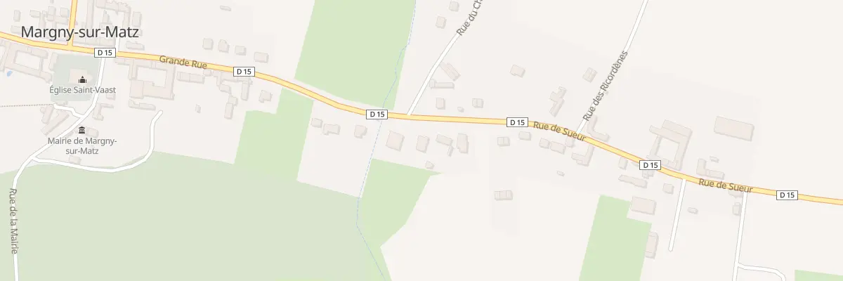 Plan du 43 Rue de Sueur à Margny-sur-Matz