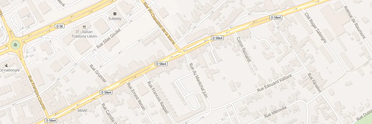 Plan du 221 Rue Jean-baptiste Defernez à Liévin