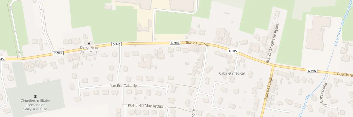 Plan du 2230 Rue de la Lys à Sailly-sur-la-Lys