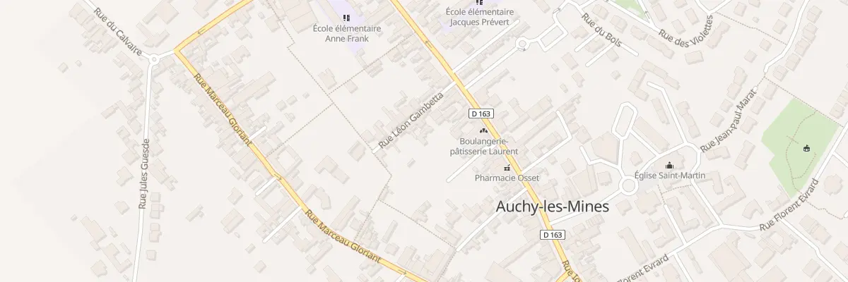 Plan du 121 Rue Ignace Humblot à Auchy-les-Mines