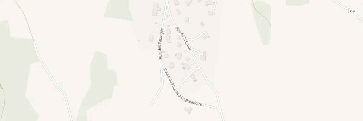 Plan du 172 Rue de la Croux à Bertholène