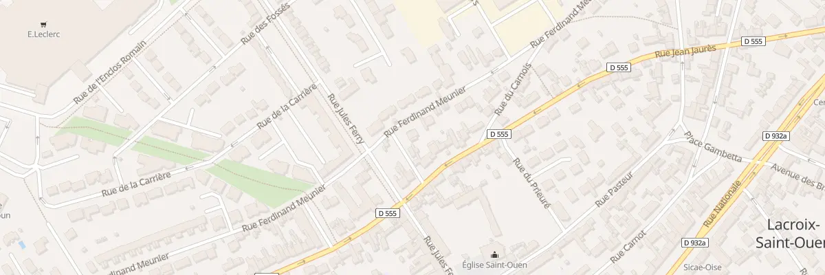 Plan du 500 Rue Ferdinand Meunier à Lacroix-Saint-Ouen