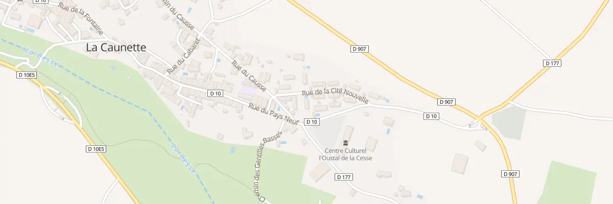 Plan du 5091 Le Village à La Caunette