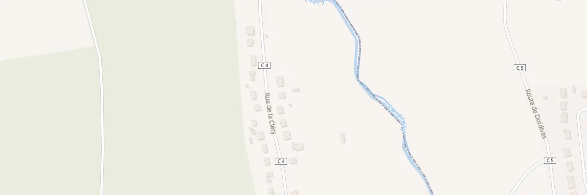 Plan du 68 Rue de la Cléry à Fontenay-sur-Loing
