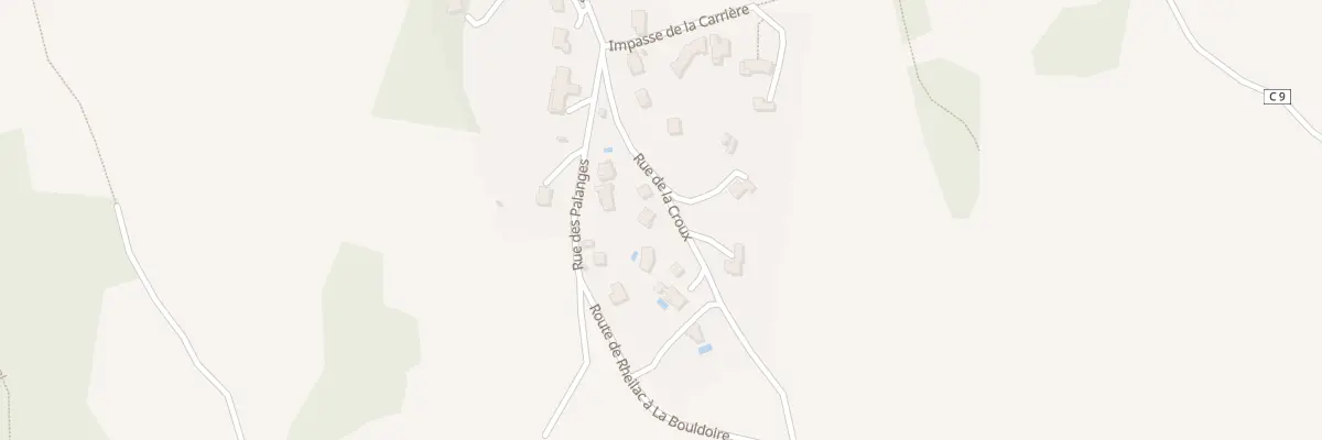 Plan du 152 Rue de la Croux à Bertholène