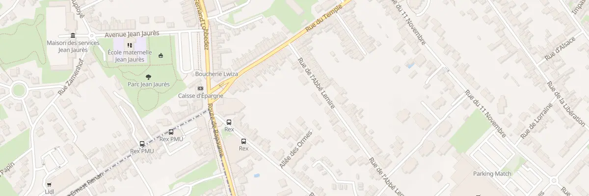 Plan du 143 Rue du Temple à Arras