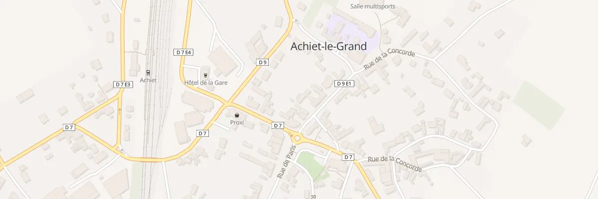 Plan du 4B Rue de la Mairie à Achiet-le-Grand