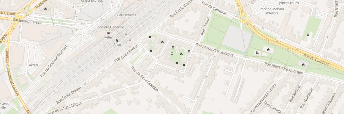 Plan du 7 Rue de la République à Arras