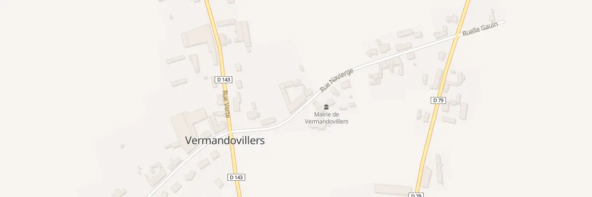 Plan du 5 Rue de Navierge à Vermandovillers