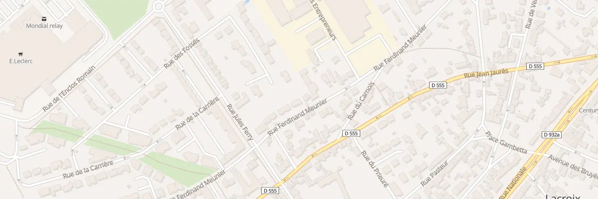 Plan du 541 Rue Ferdinand Meunier à Lacroix-Saint-Ouen