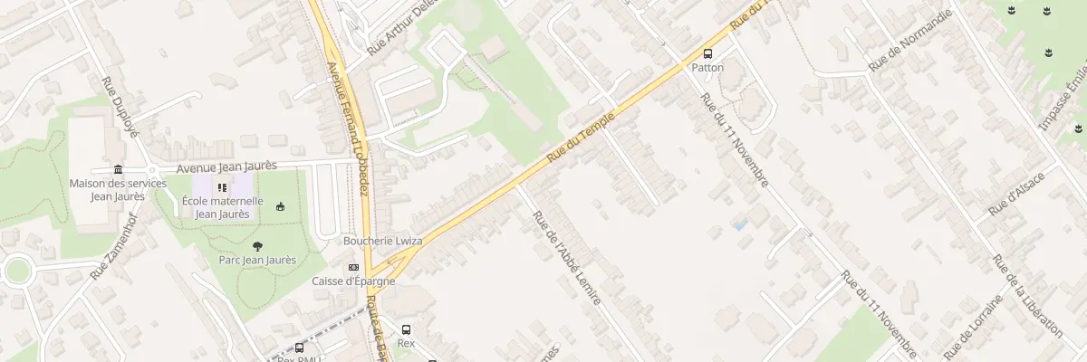 Plan du 127B Rue du Temple à Arras
