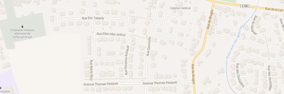 Plan du 18 Rue Dormoire à Sailly-sur-la-Lys