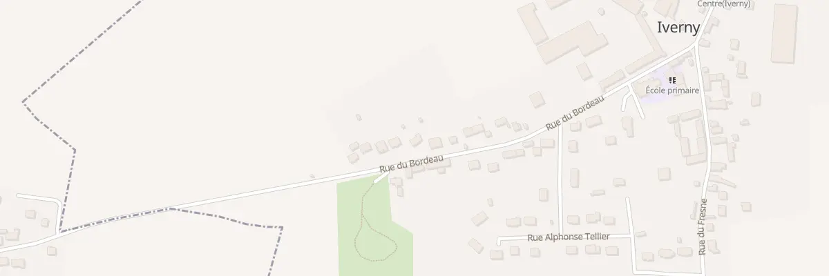 Plan du 16 Rue du Bordeau à Iverny
