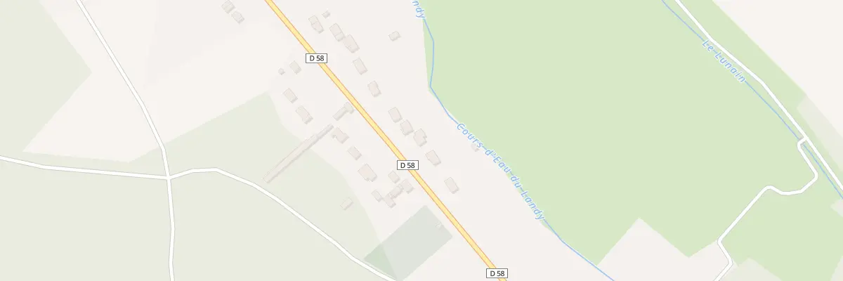 Plan du 42 Rte de Fontainebleau à Nonville