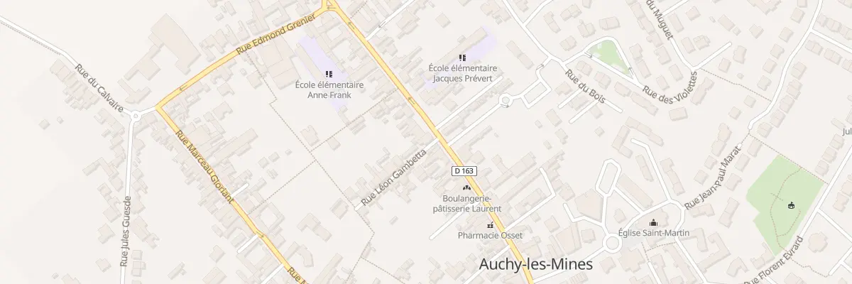 Plan du 111 Rue Ignace Humblot à Auchy-les-Mines