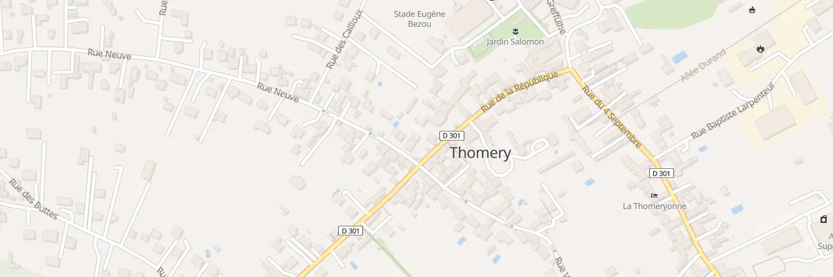 Plan du 32 Rue de la République à Thomery