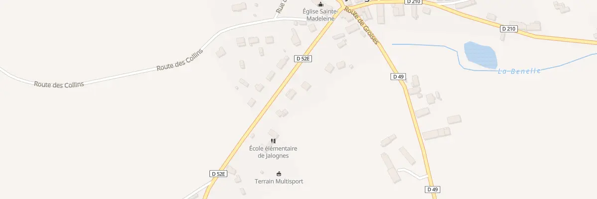 Plan du 9 Rte de Pesselières à Jalognes