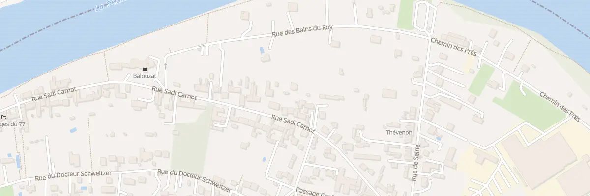 Plan du 20 Rue Sadi-carnot à Thomery