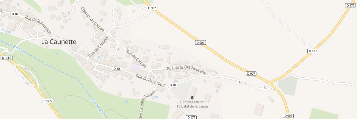 Plan du 5192 Le Village à La Caunette