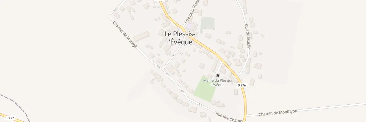Plan du 3 Rue des Champs au Plessis-l’Évêque