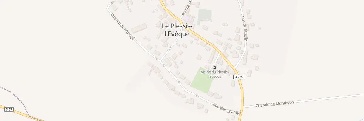 Plan du 11 Rue des Champs au Plessis-l’Évêque