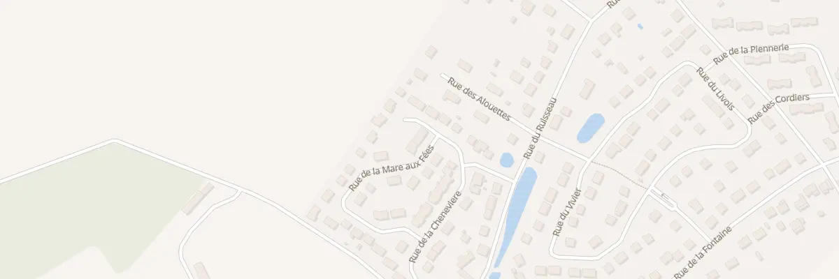 Plan du 221 Rue de la Mare aux Fées à Amilly