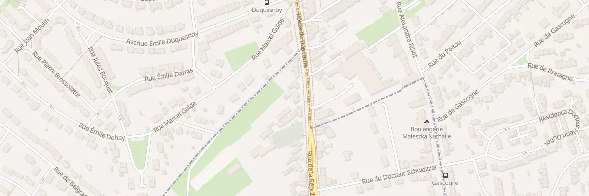 Plan du 90 Rue de la République à Beaurains