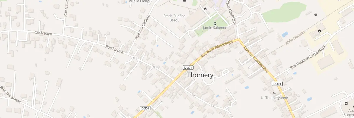 Plan du 26 Rue de la République à Thomery