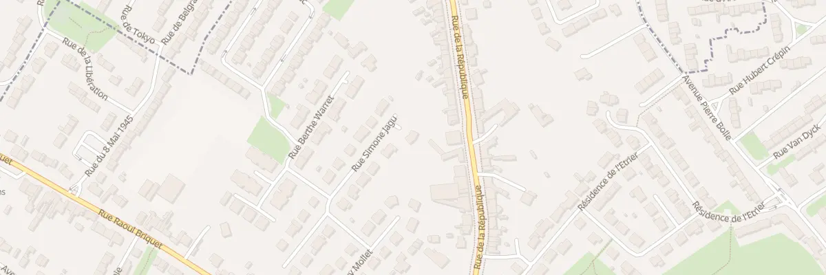 Plan du 10 Rue Simone Jagu à Beaurains