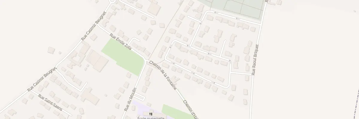 Plan du 16 Rue Alphonse Daudet à Auchy-les-Mines