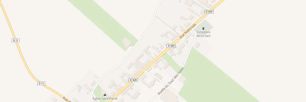 Plan du 17 Rue Nationale au Sars