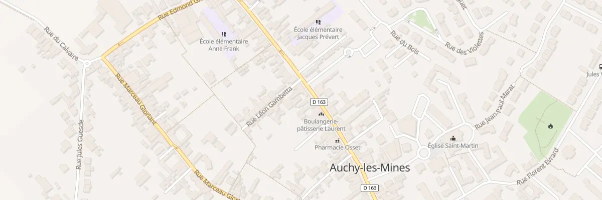 Plan du 119 Rue Ignace Humblot à Auchy-les-Mines