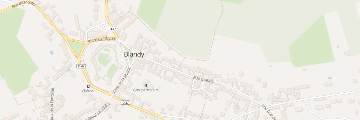 Plan du 19 Rue Grande à Blandy