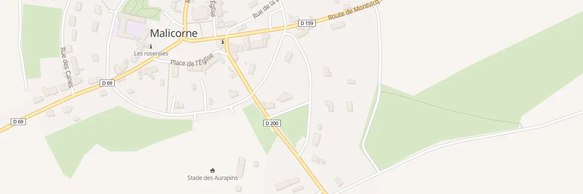 Plan du 2 Pl du Champ de Foire à Malicorne