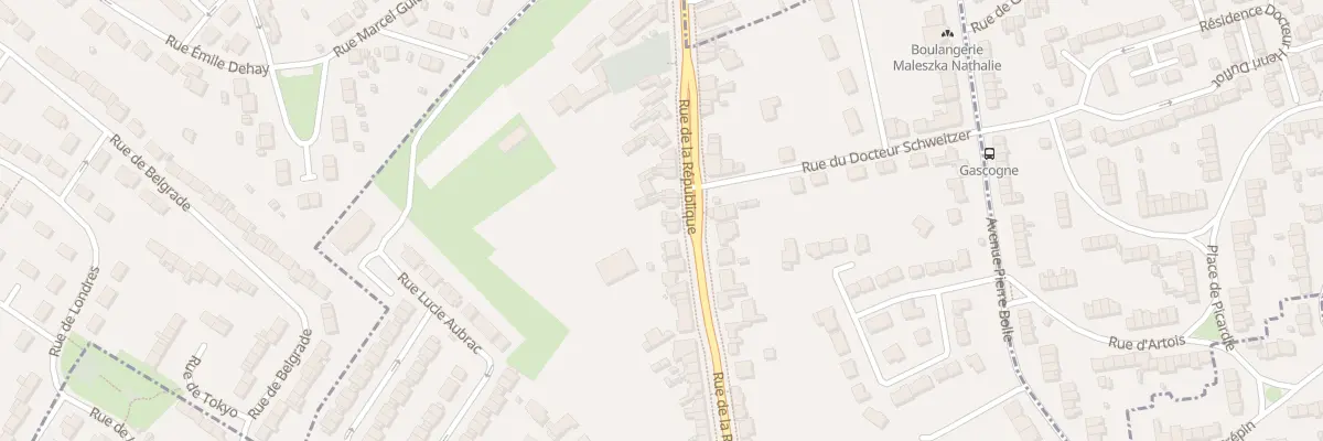Plan du 68 Rue de la République à Beaurains