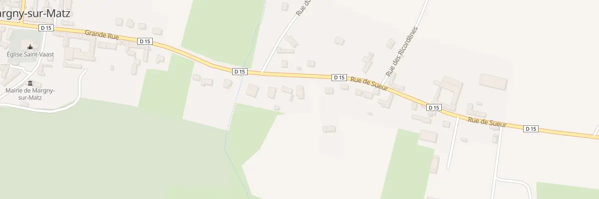 Plan du 96 Rue de Sueur à Margny-sur-Matz