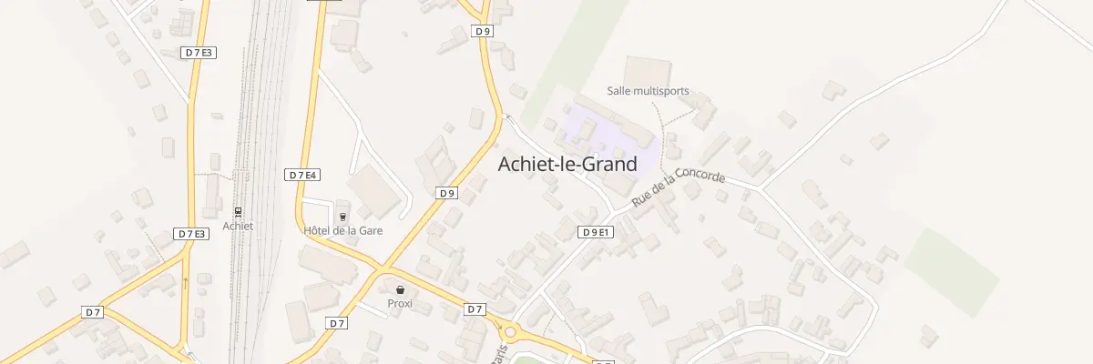 Plan du 16 Rue de la Mairie à Achiet-le-Grand