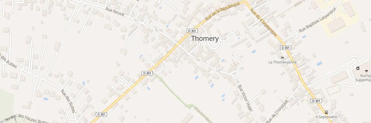 Plan du 14 Rue Victor Hugo à Thomery