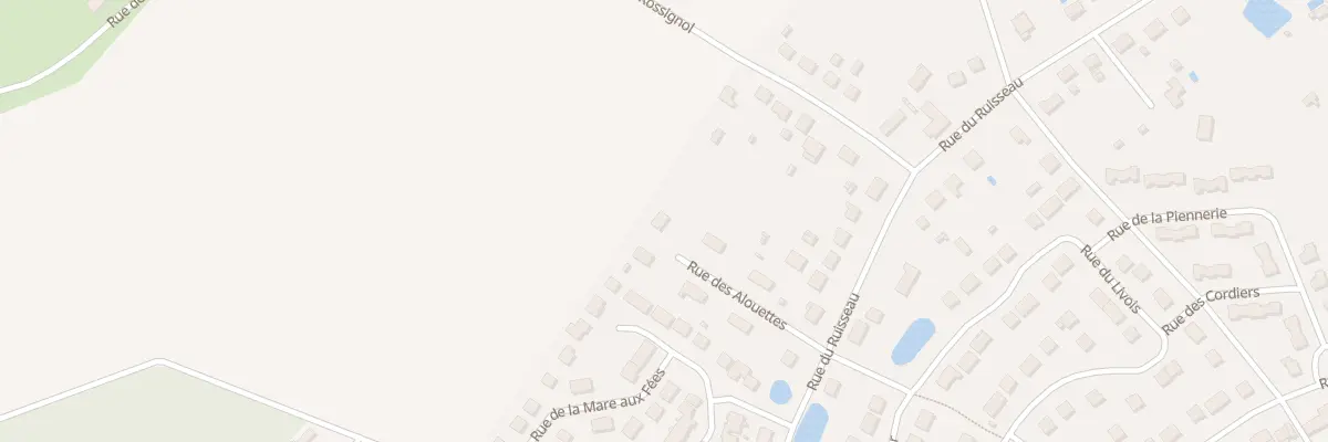 Plan du 128 Rue des Alouettes à Amilly