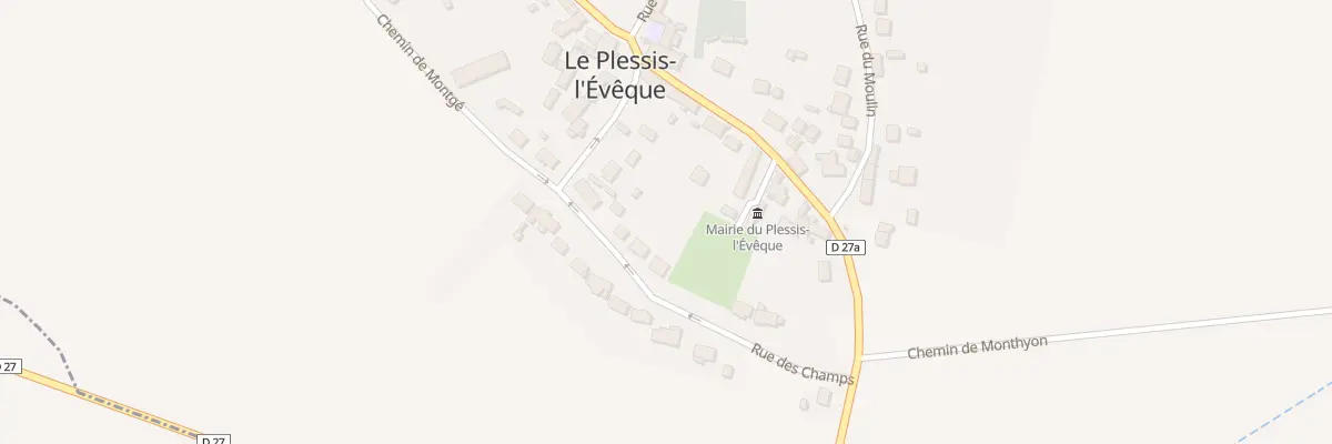 Plan du 17 Rue des Champs au Plessis-l’Évêque